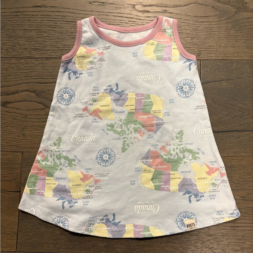 Baby roots dress 3-6M NWT retail $89